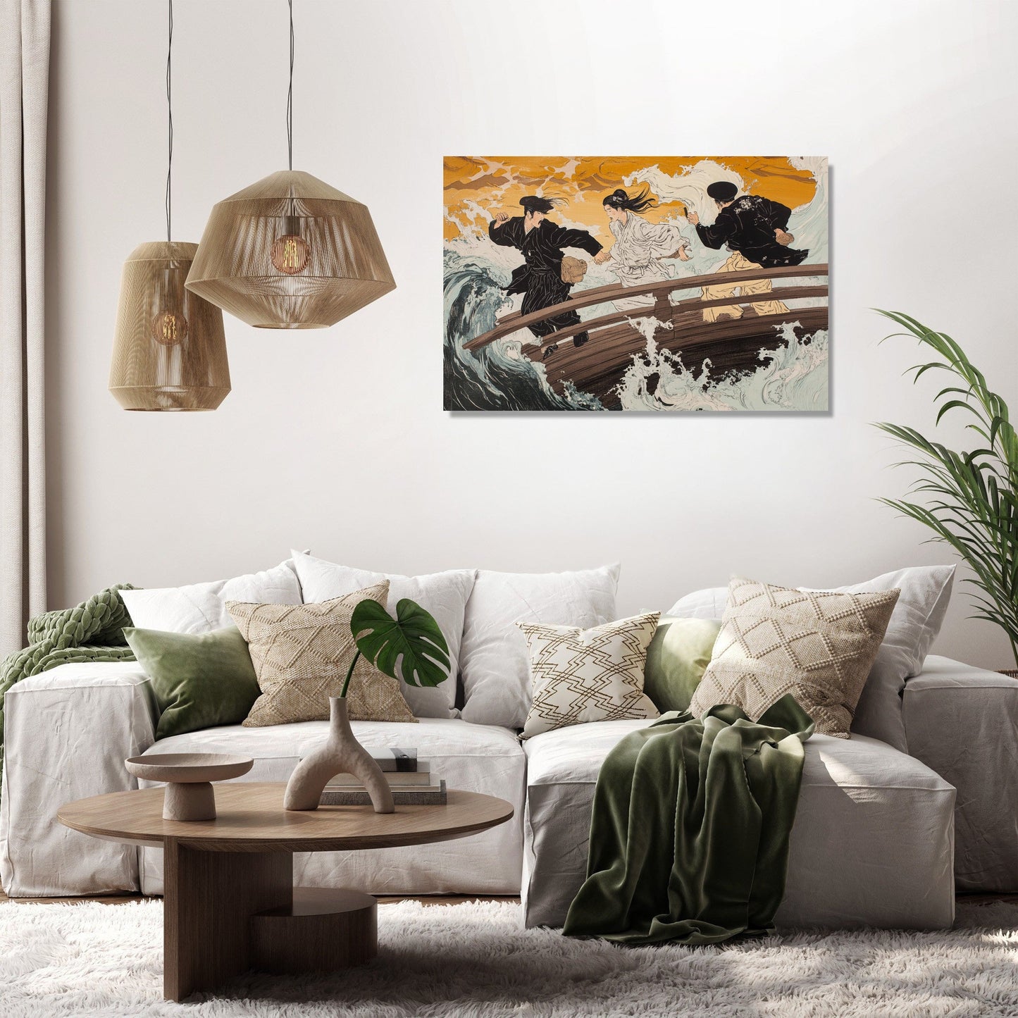 Gale-Struck Travellers Canvas