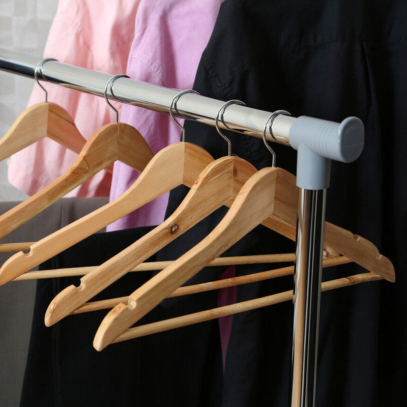 Cintre Set Of Twenty Wooden Clothes Hangers