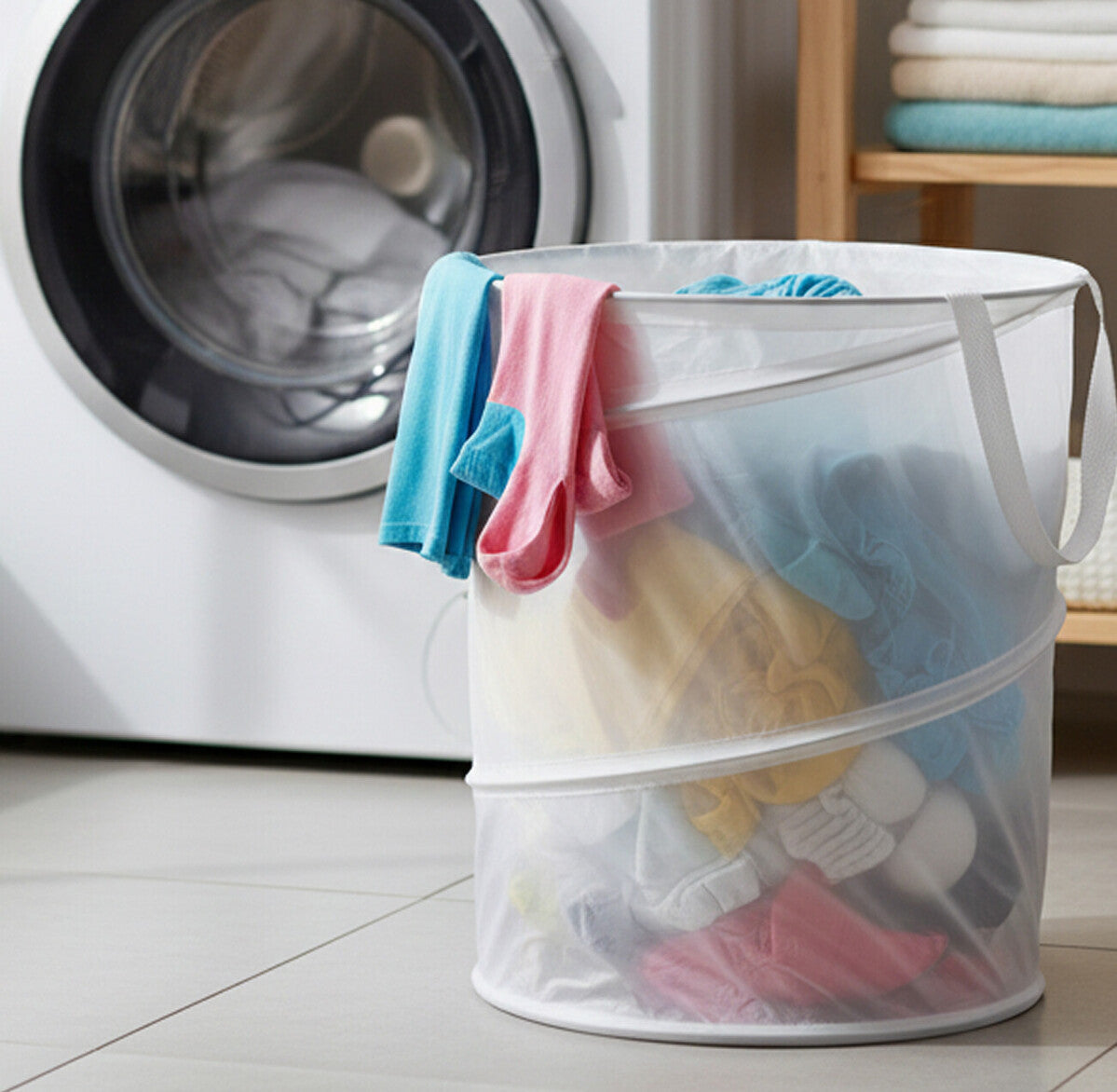 Green Loop Pop Up Storage Hamper