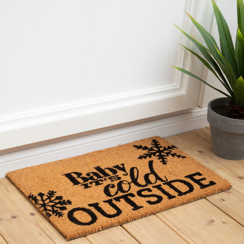 Filta Baby Its Cold Outside Coir Doormat