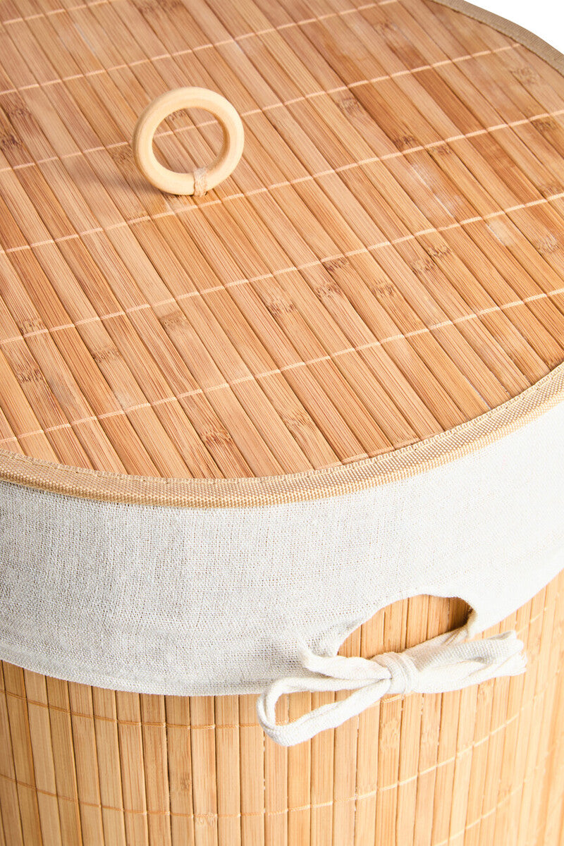 Kankyo Natural Round Laundry Hamper