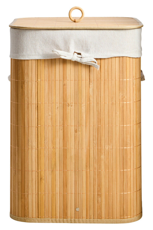 Kankyo Natural Bamboo Square Laundry Hamper
