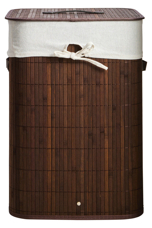 Kankyo Dark Brown Square Laundry Hamper