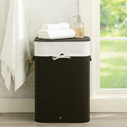 Kankyo Black Square Laundry Hamper
