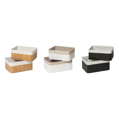 Set Of Two Kankyo Bamboo Storage Boxes