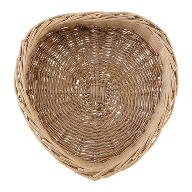 Grey Heart Shape Basket | Willow