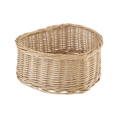 Grey Heart Shape Willow Basket