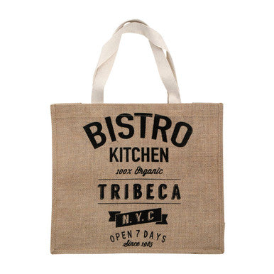 Bistro Jute Shopping Bag