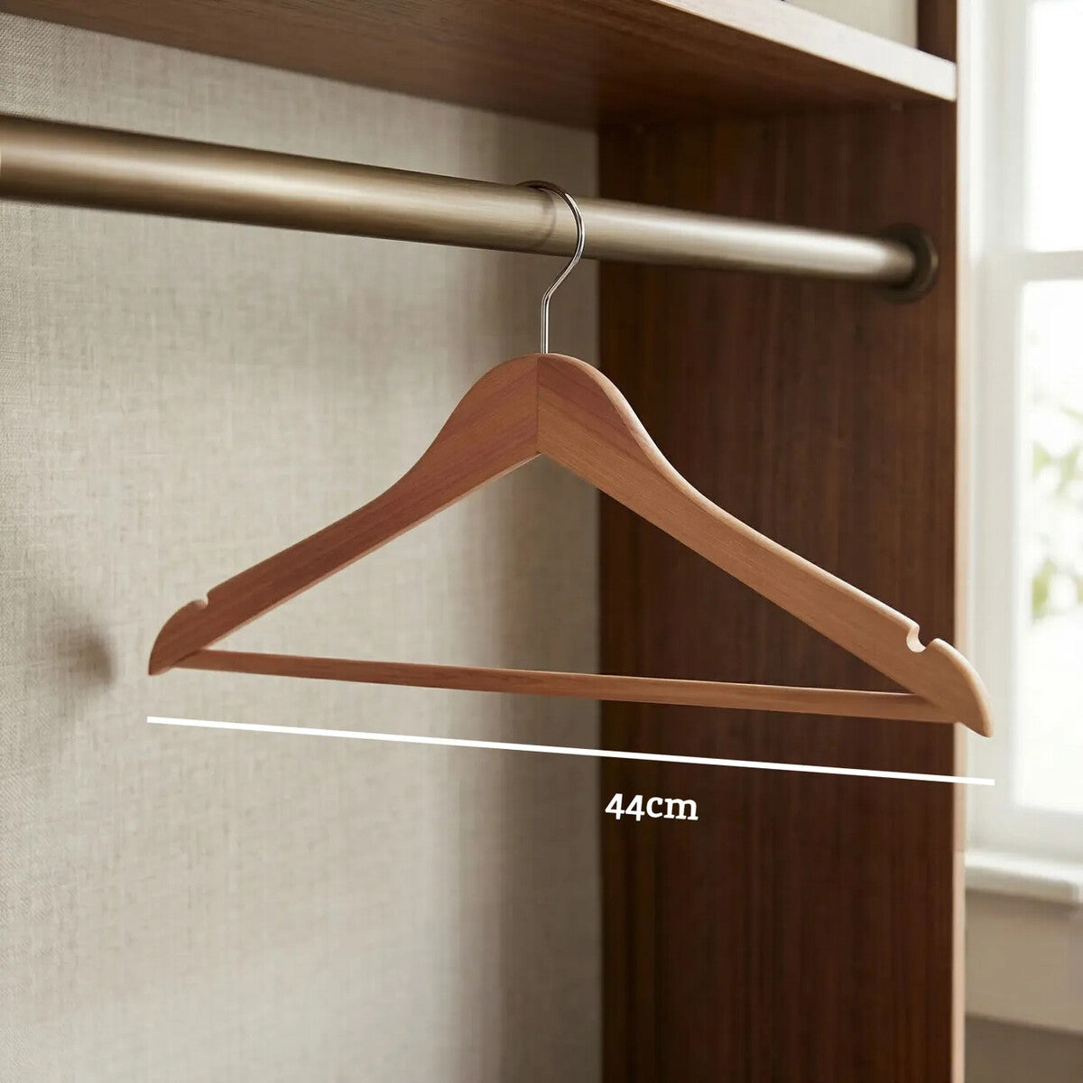 The Dandy Sparrow Cedar Wood Clothes Hanger With Notches