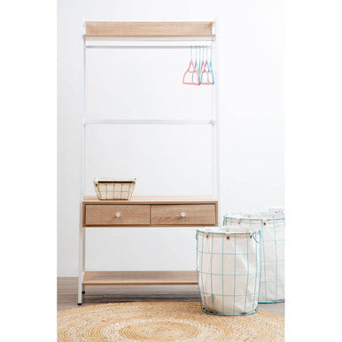 Harga Set Of Two Round Blue Wire Laundry Baskets