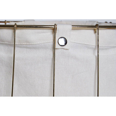 Harga Set Of Two Round Gold Wire Laundry Baskets