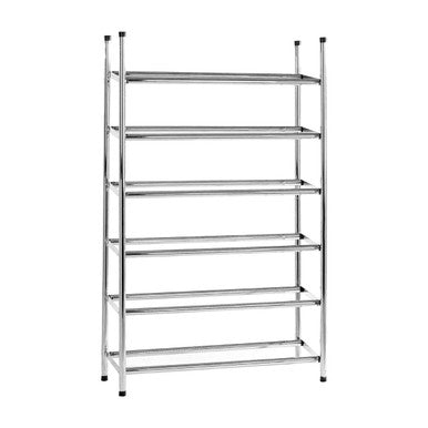 Six Tiers Chrome Shoe Rack