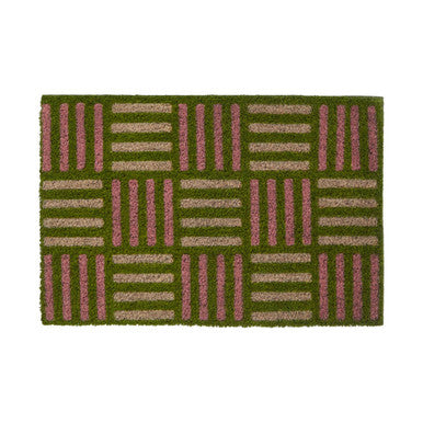 Filta Green Grid Design Doormat