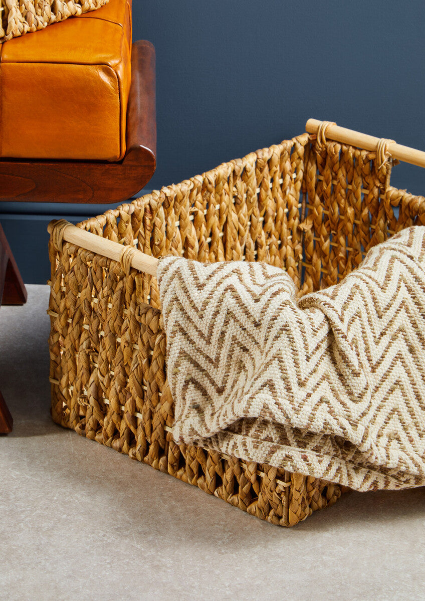 Set of 5 Water Hyacinth Storage Baskets | Lidi