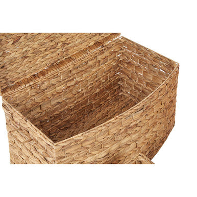 Lidi Set Of Six Water Hyacinth Storage Baskets.