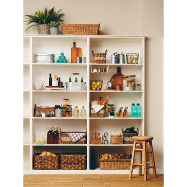 Lidi Set Of 3 Double Seagrass Rim Storage Baskets