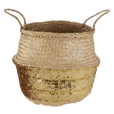 Gold Sequin Small Solas