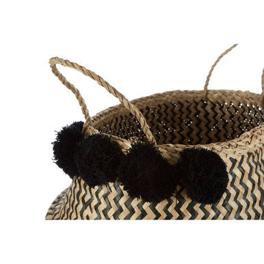 Pom Pom Seagrass Basket | Lidi