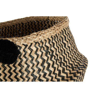 Pom Pom Seagrass Basket | Lidi