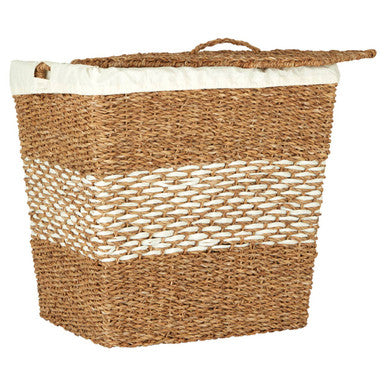 Tapered Seagrass Basket with Lid | Lidi