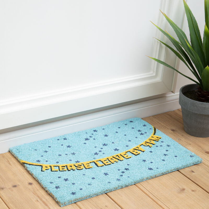Filta Please Leave By 9Pm Doormat