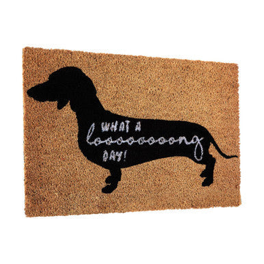 Filta What A Long Day Sausage Dog Doormat