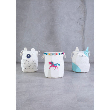 Mimo Bear Face Laundry Bag