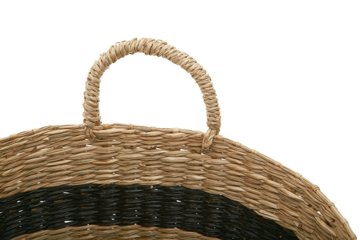 Arles Black Stripes Seagrass Baskets