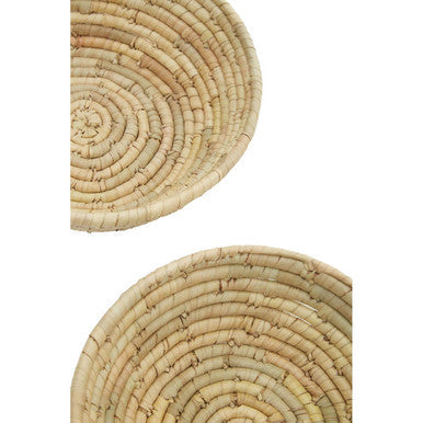 Set Of Three  Woven Palm Leaf Baskets | Lidi