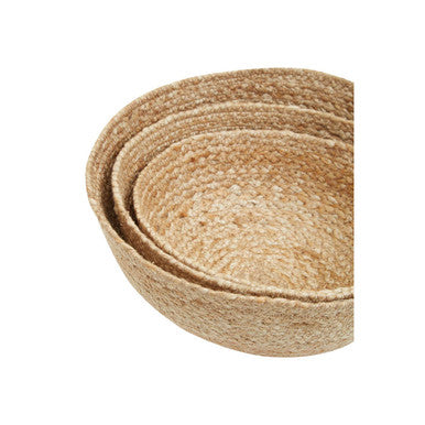 Set of Three Jute Baskets | Lidi