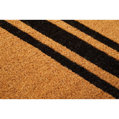 Filta Black Stripe Extra Large Doormat