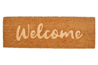 Filta Embossed Welcome Coir Rectangular Doormat