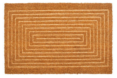 Filta Geometric Embossed Coir Doormat