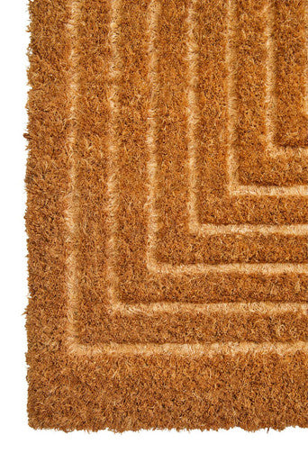 Filta Geometric Embossed Coir Doormat