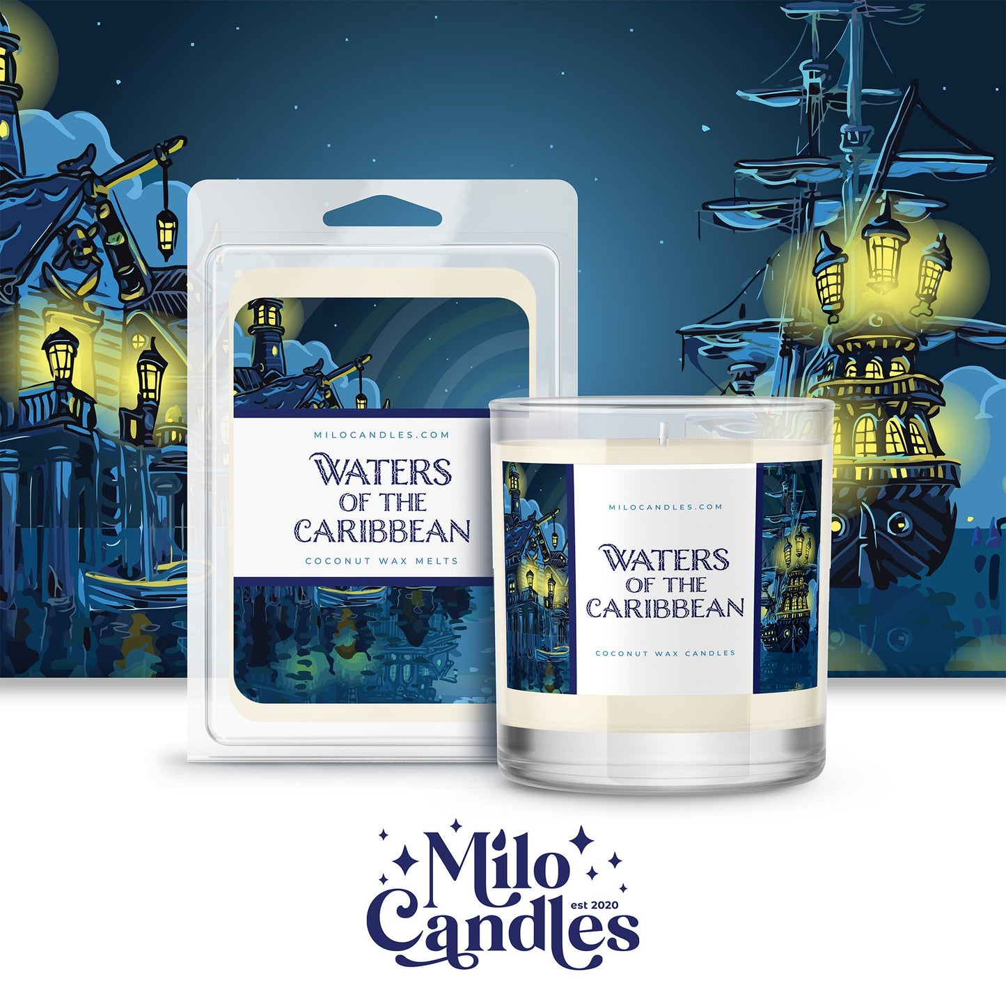 Waters Of The Caribbean | Premium Coconut Wax Candle