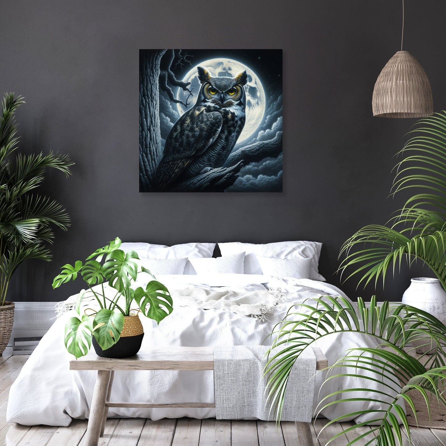 Midnight Gaze Canvas