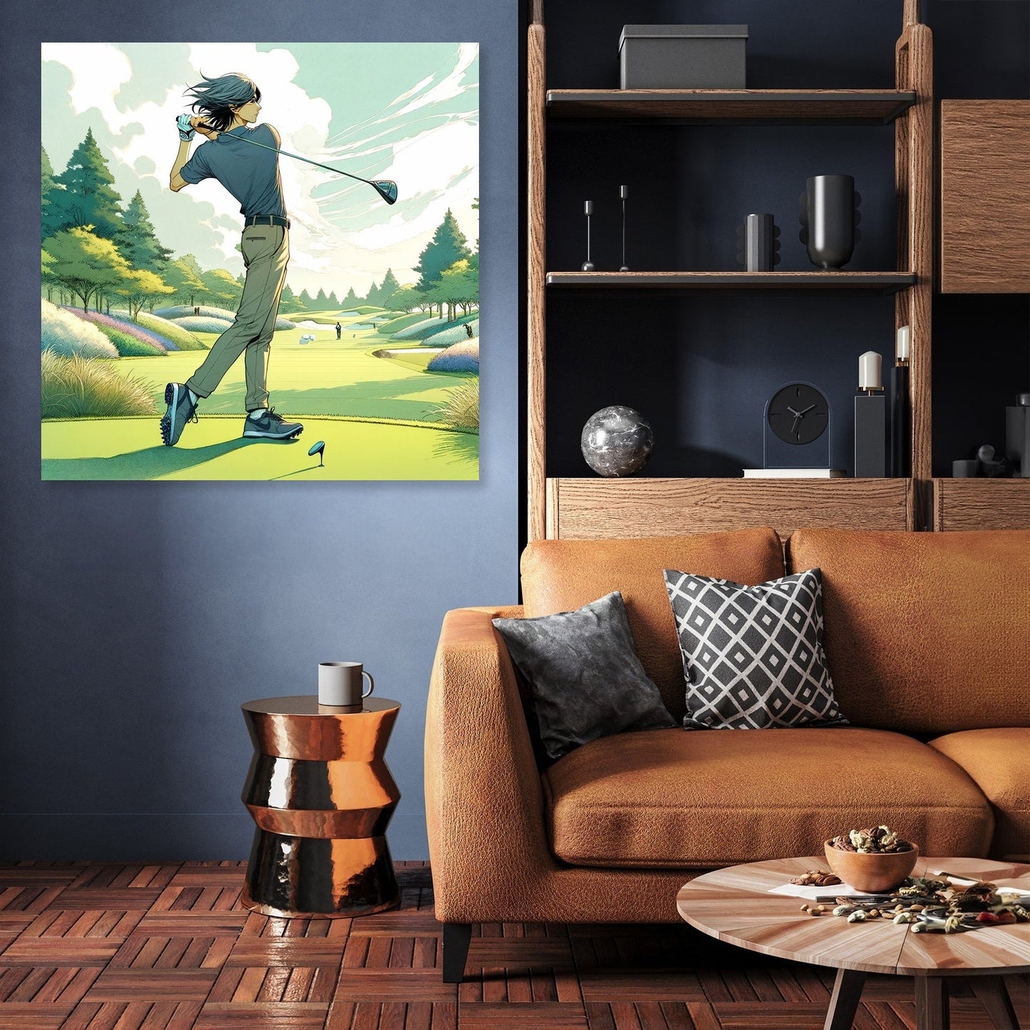Serene Swing Canvas