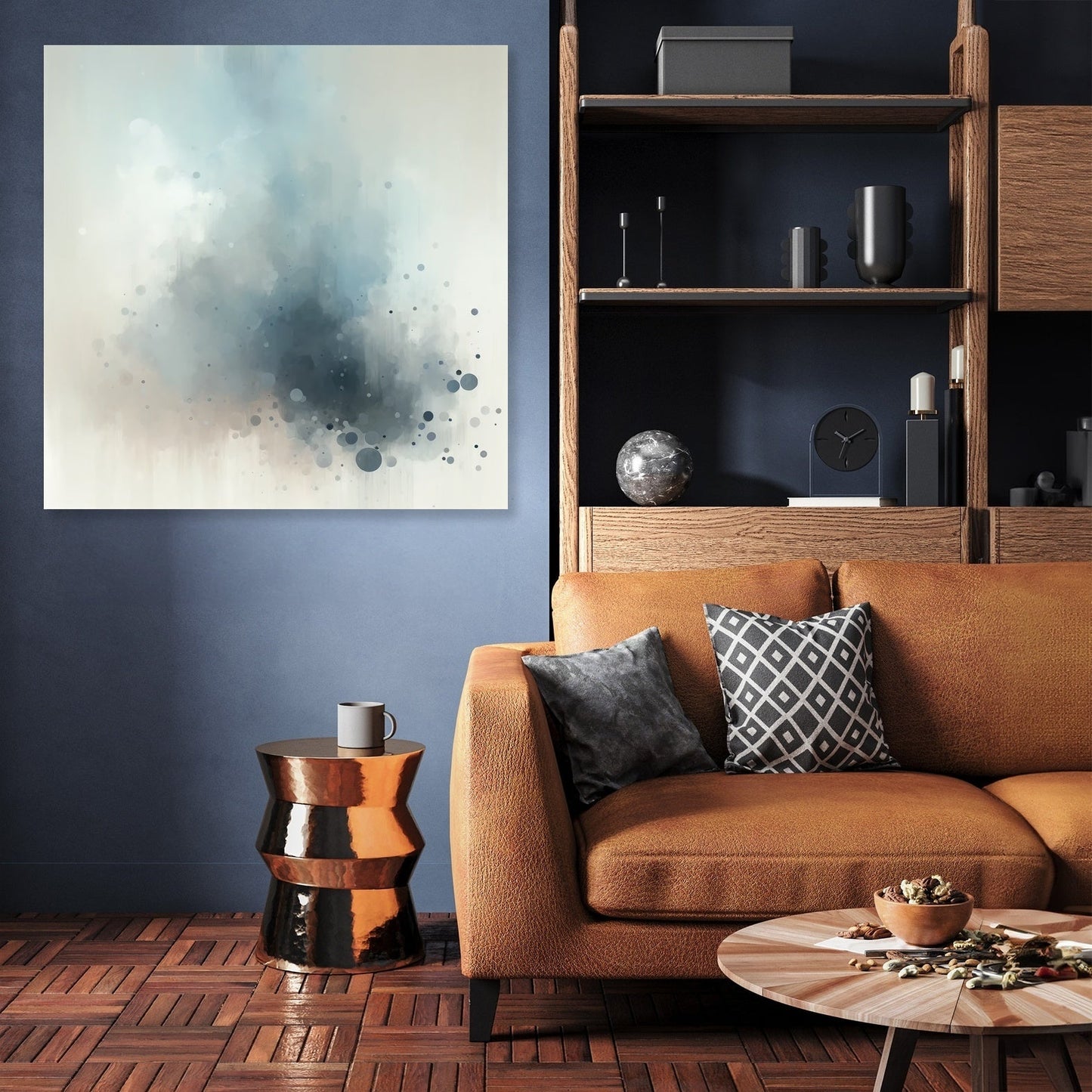 Helplessness Drifted Canvas