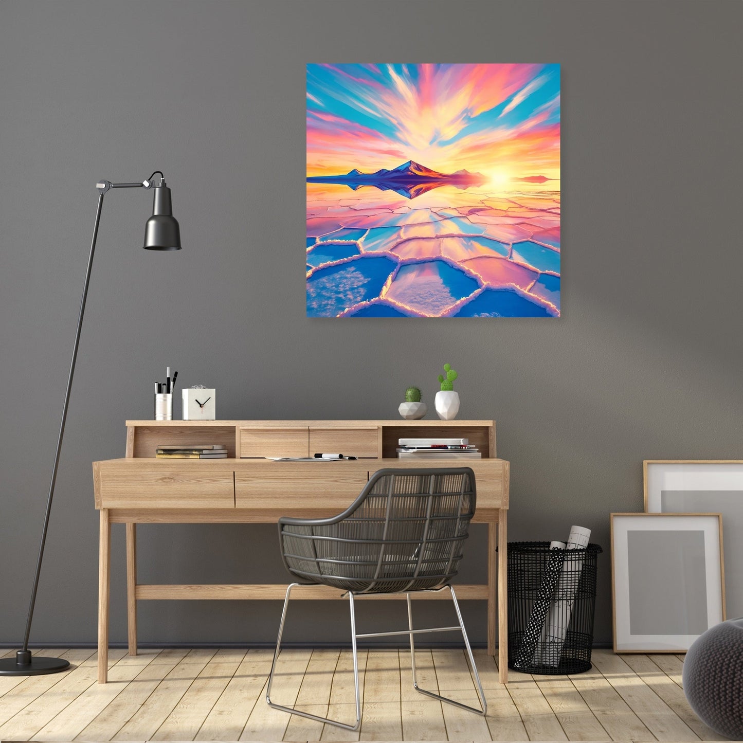 Salar de Uyuni Sunrise Canvas