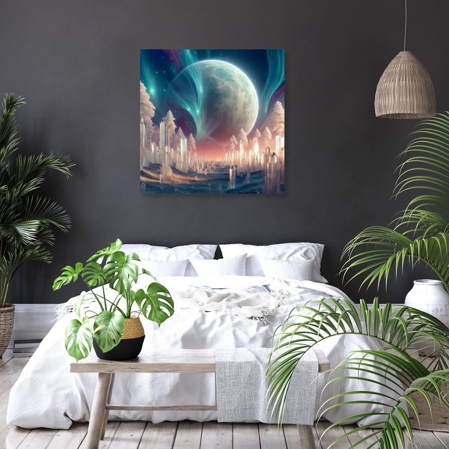 Crystalline Enchantment Canvas