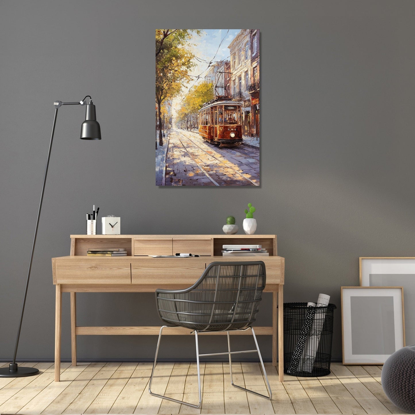 Nostalgic Tramway Canvas