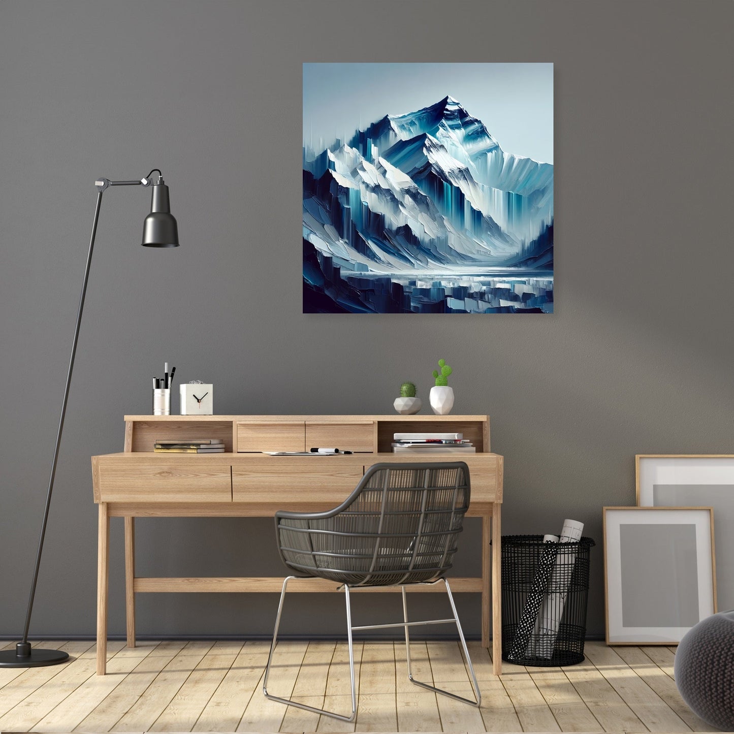 Everest Abstract Depths Canvas
