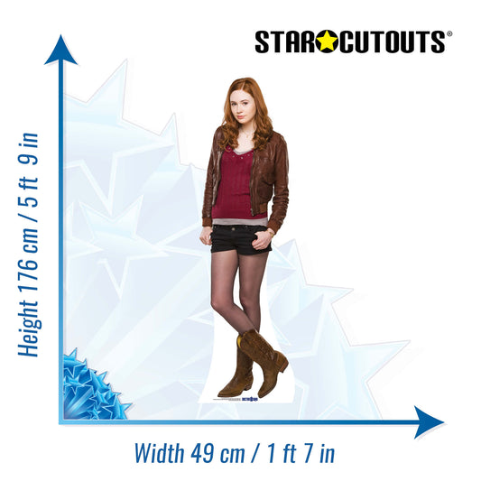 SC194 Amy Pond Cardboard Cut Out Height 176cm