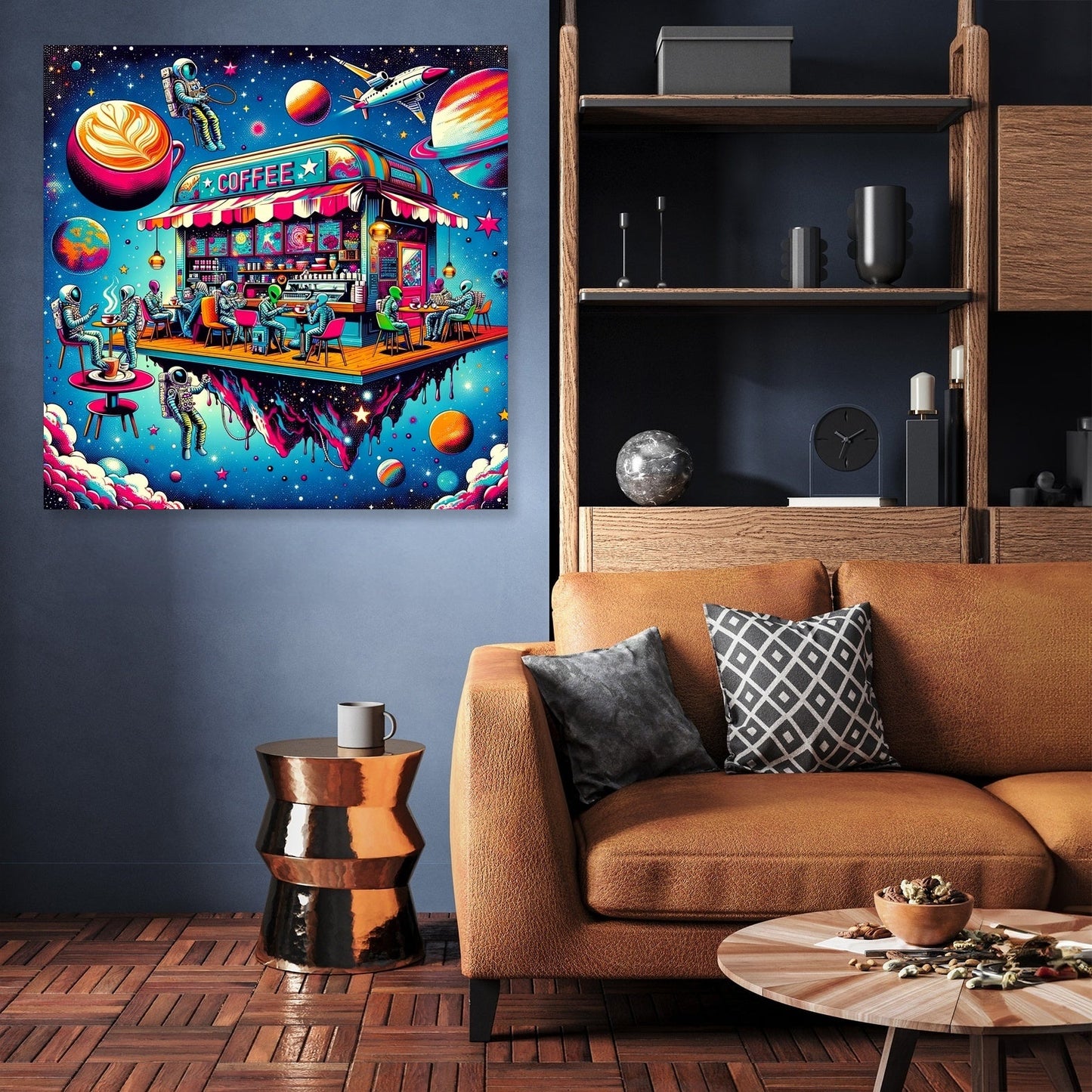 Cosmic Café Canvas