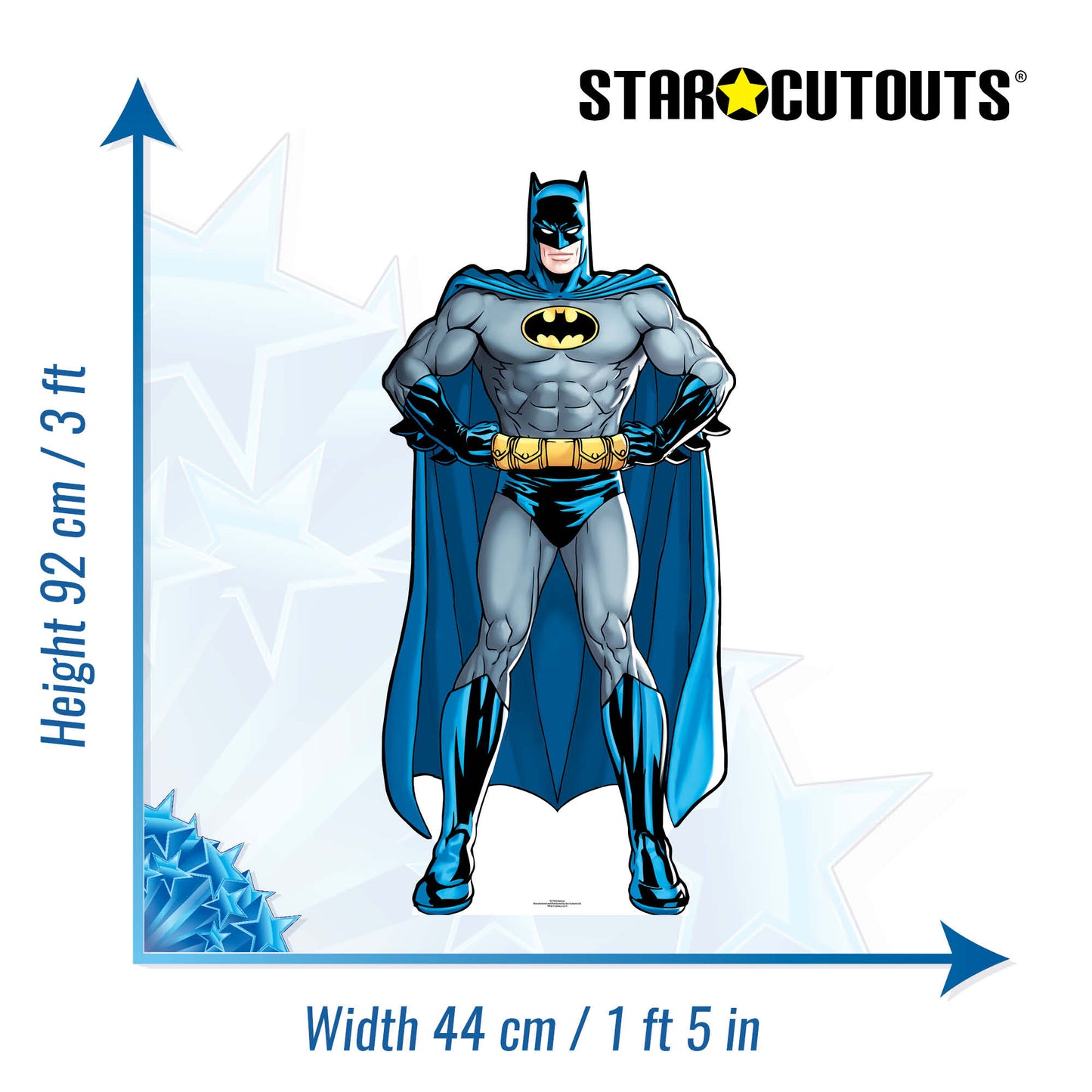 SC1954 Batman DC (Star Mini) Cardboard Cut Out Height 92cm