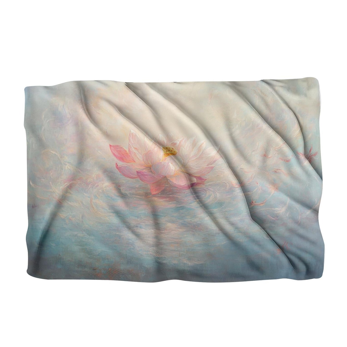 Ethereal Lotus Serenity Blanket