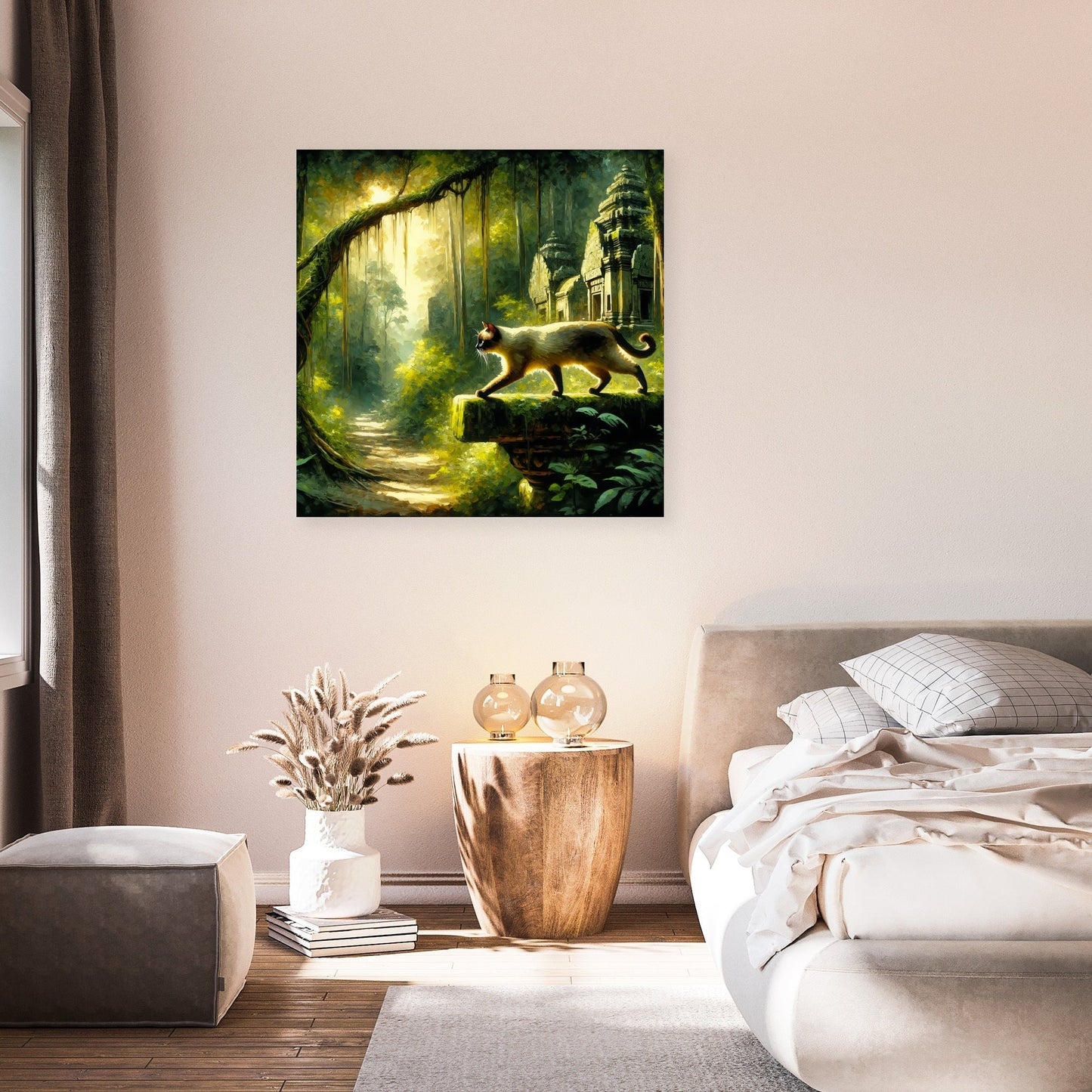 Jungle Temple Sojourn Canvas