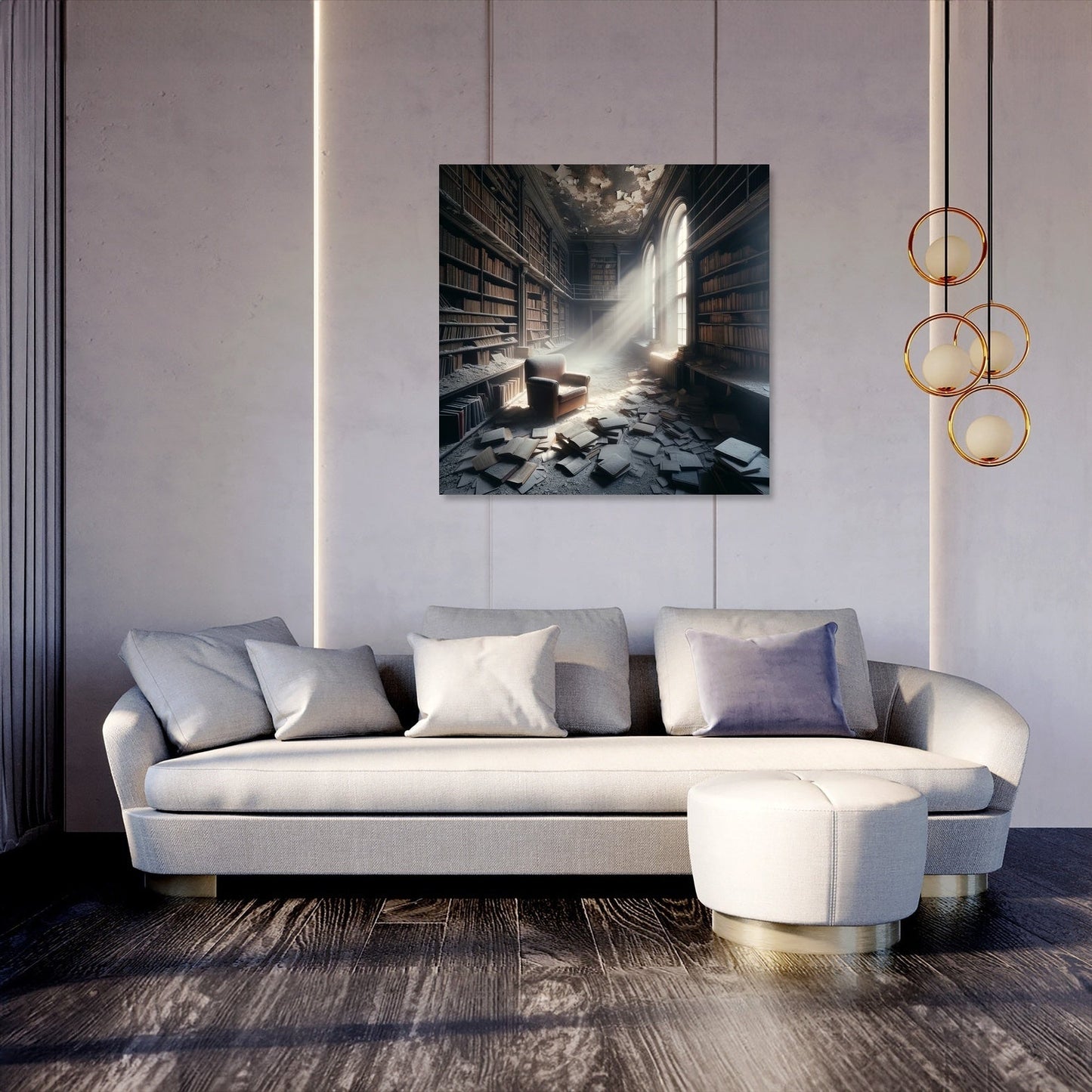 Dusty Library Canvas