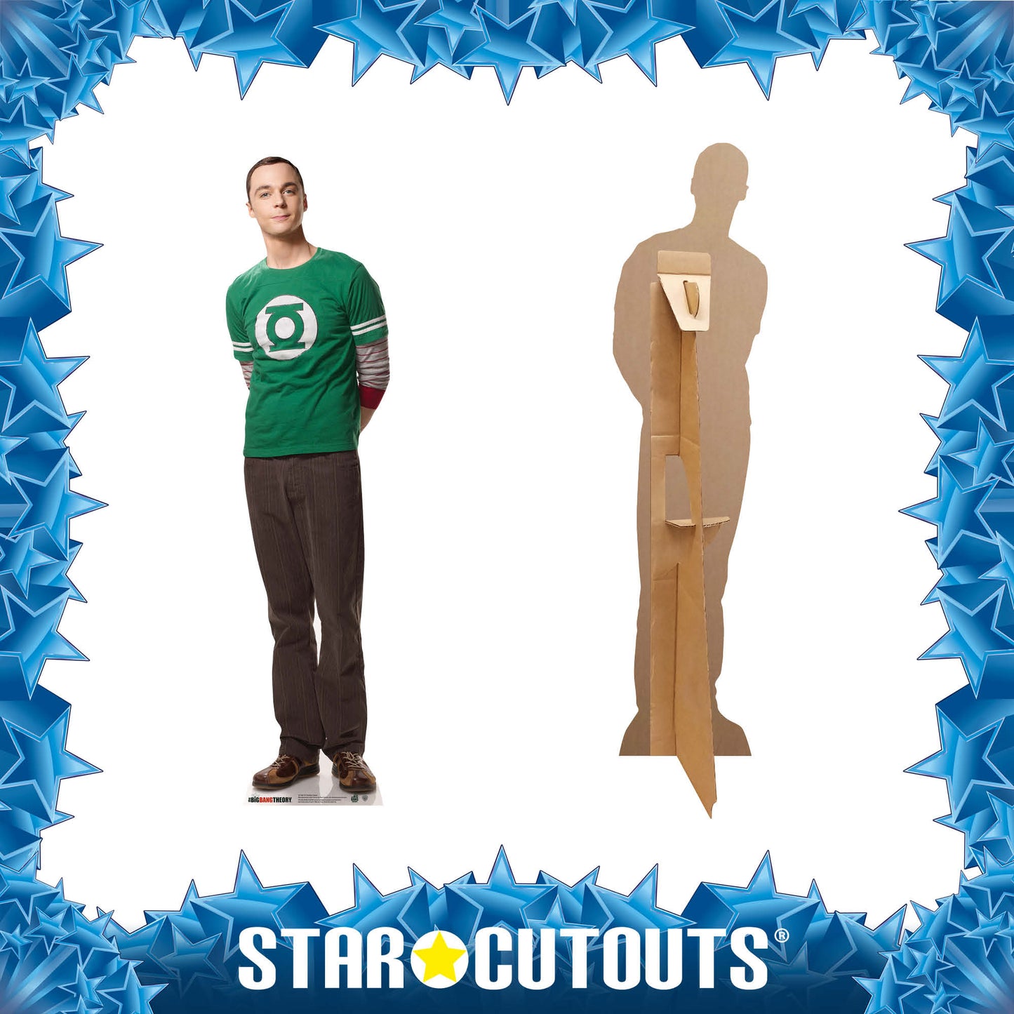 SC1960 Doctor Sheldon Cooper Star Mini The Big Bang Theory Cardboard Cut Out Height 92cm