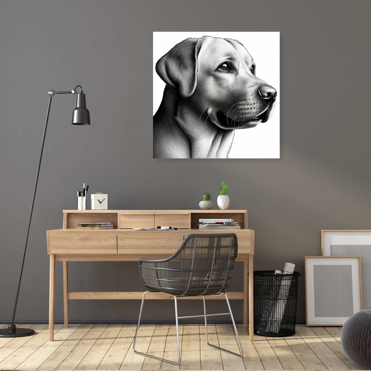 Loyal Gaze Canvas